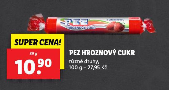 PEZ HROZNOV CUKR