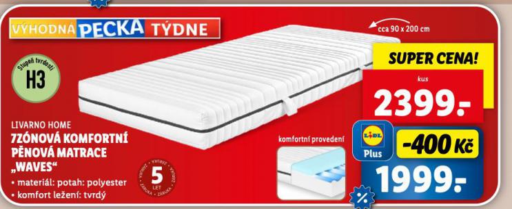 7ZNOV KOMFORTN PNOV MATRACE WAVES