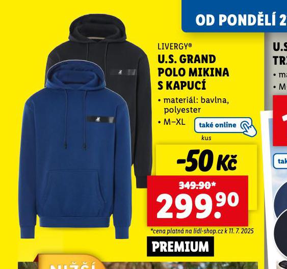 U.S. GRAND POLO MIKINA S KAPUC