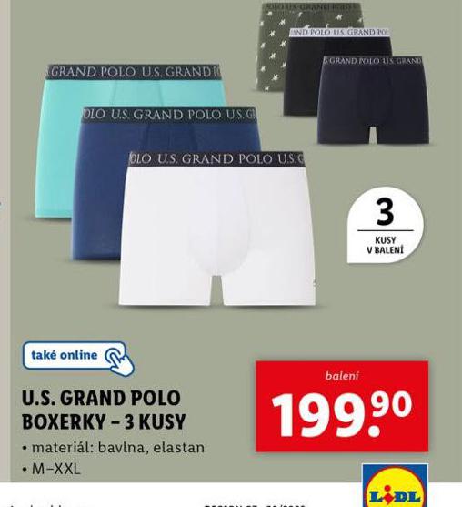 U.S. GRAND POLO BOXERKY