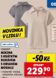 MIKINA S KRTKM RUKVEM S OBSAHEM MODALU