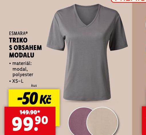 TRIKO S OBSAHEM MODALU