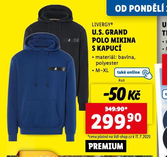 U.S. GRAND POLO MIKINA S KAPUC