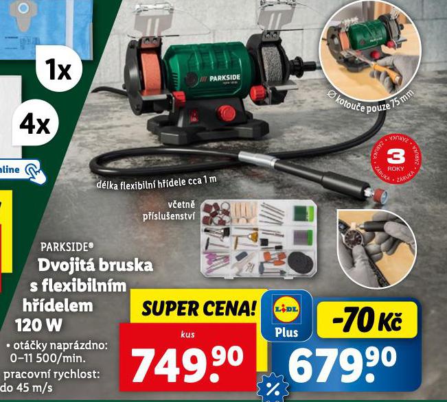 DVOJIT BRUSKA S FELXIBILNM HDELEM 120 W