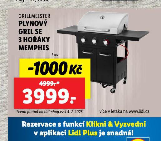 PLYNOV GRIL SE 3 HOKY MEMPHIS