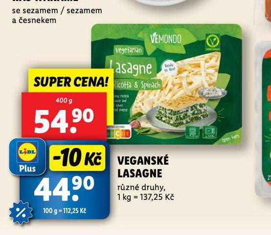 VEGANSK LASAGNE