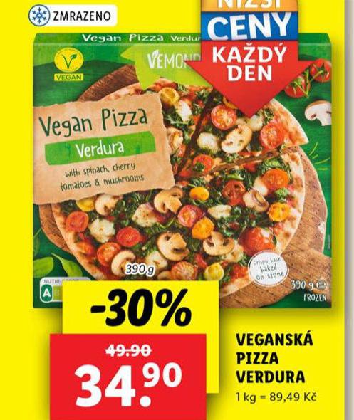 VEGANSK PIZZA VERDURA
