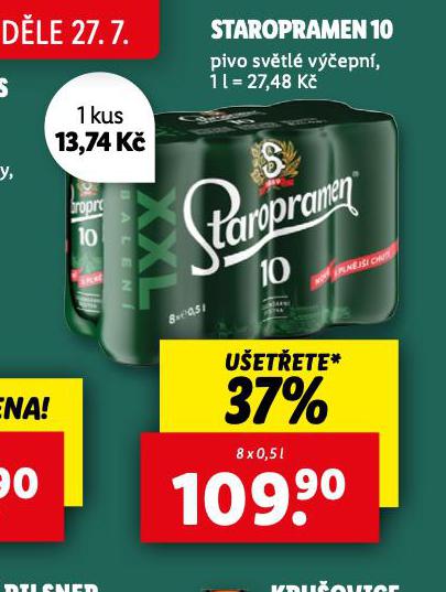 PIVO STAROPRAMEN 10