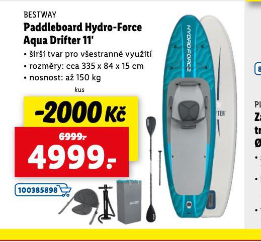 PADDLEBOARD HYDRO-FORCE AQUA DRIFTER 11"