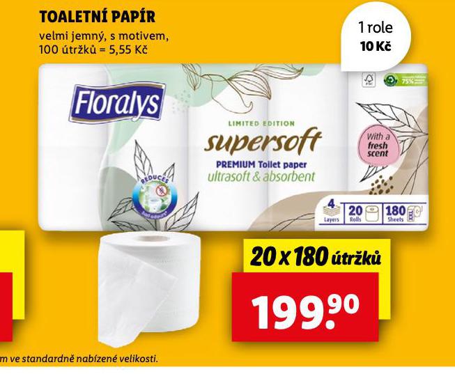 FLORALYS TOALETN PAPR