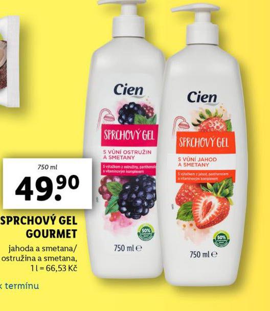 CIEN SPRCHOV GEL GOURMET