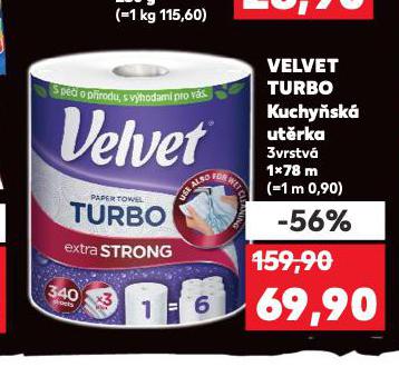 VELVET TURBO KUCHYSK UTRKA
