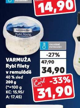 VARMUA RYB FILETY V REMULD