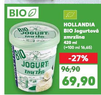 HOLLANDIA BIO JOGURTOV ZMRZLINA