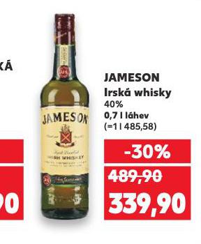JAMESON IRISH WHISKY