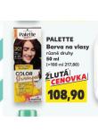 PALETTE BARVA NA VLASY