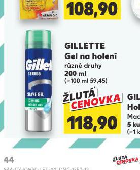 GILLETTE GEL NA HOLEN