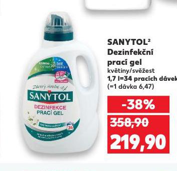 SANYTOL DEZINFEKN PRAC GEL