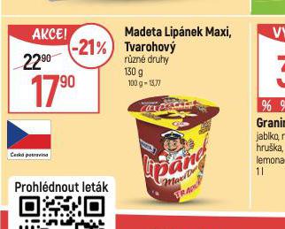 LADETA LIPNEK MAXI, TVAROHOV