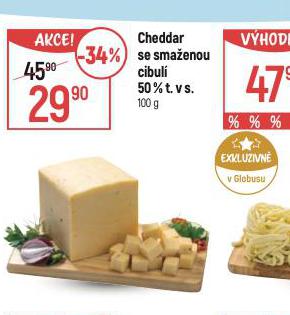  CHEDDAR SE SMAENOU CIBUL 50%