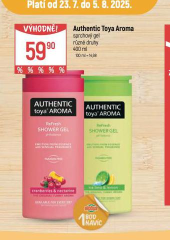 AUTHENTIC TOYA AROMA SPRCHOV GEL