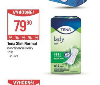TENA SLIM NORMAL INKONTINENN VLOKY