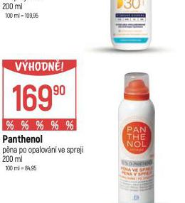 PANTHENOL PNA PO OPALOVN VE SPREJI