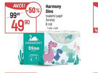 HARMONY DINO TOALETN PAPR