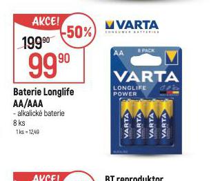 BATERIE LONGLIFE VARTA