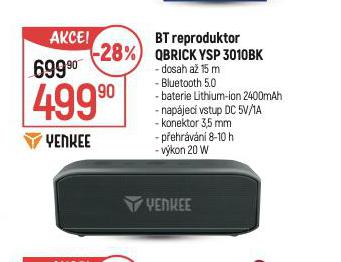 BT REPRODUKTOR YENKEE
