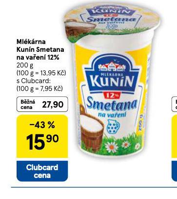KUNN SMETANA NA VAEN 12%
