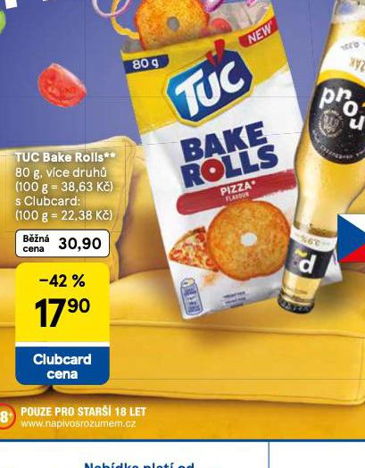 TUC BAKE ROLLS