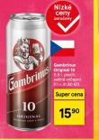 PIVO GAMBRINUS ORIGINL 10