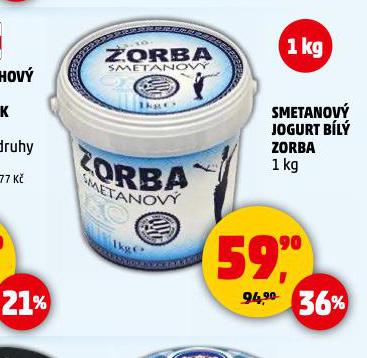 ZORBA SMETANOV JOGURT
