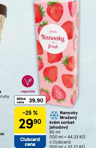 NANOOKY MRAEN KRM SORBET JAHODOV