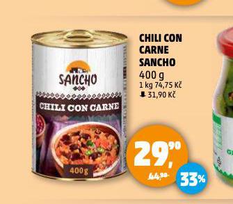 CHILLI CON CARNE SANCHO