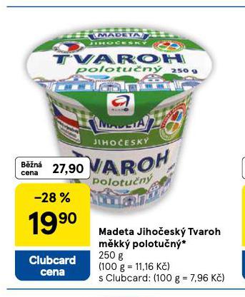 MADETA JIHOESK TVAROH MKK POLOTUN