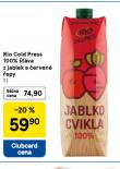 RIO COLD PRESS 100% ŠŤÁVA Z JABLEK A ČERVENÉ ŘEPY