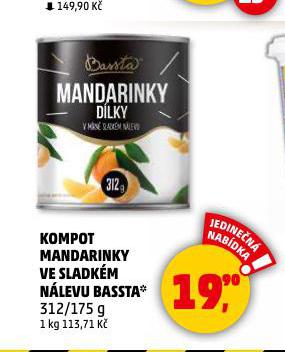 KOMPOT MANDARINKY