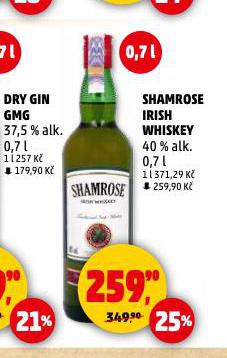 SHAMROSE IRISH WHISKEY