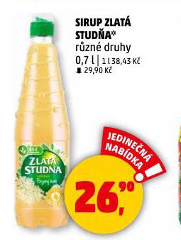 SIRUP ZLAT STUDA