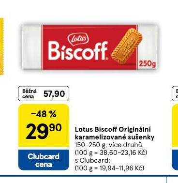 LOTUS BISCOFF ORIGINLN KARAMELIZOVAN SUENKY