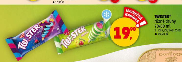 TWISTER ZMRZLINA