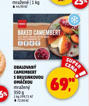 OBALOVAN CAMEMBERT S BRUSINKOVOU OMKOU