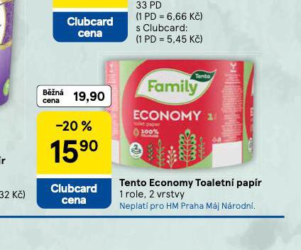 TENTO ECONOMY TOALETN PAPR