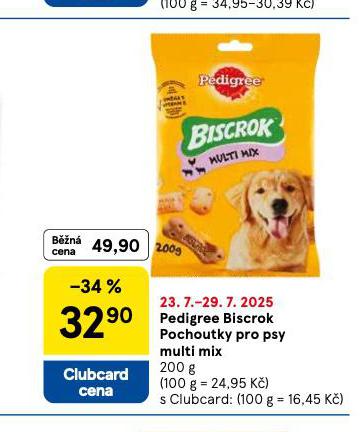 PEDIGREE BISCROK POCHOUTKY PRO PSY