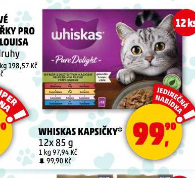 WHISKAS KAPSIKY PRO KOKY