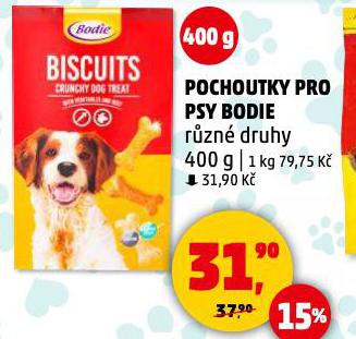 BODIE POCHOUTKY PRO PSY