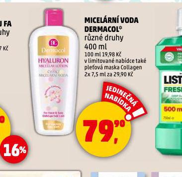 DERMACOL MICELRN VODA