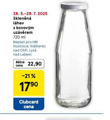 SKLENN LHEV S KOVOVM UZVREM